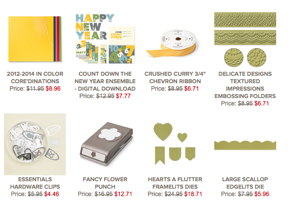 Stampin Up Weekly Deals!