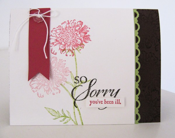 stampin up field flowers