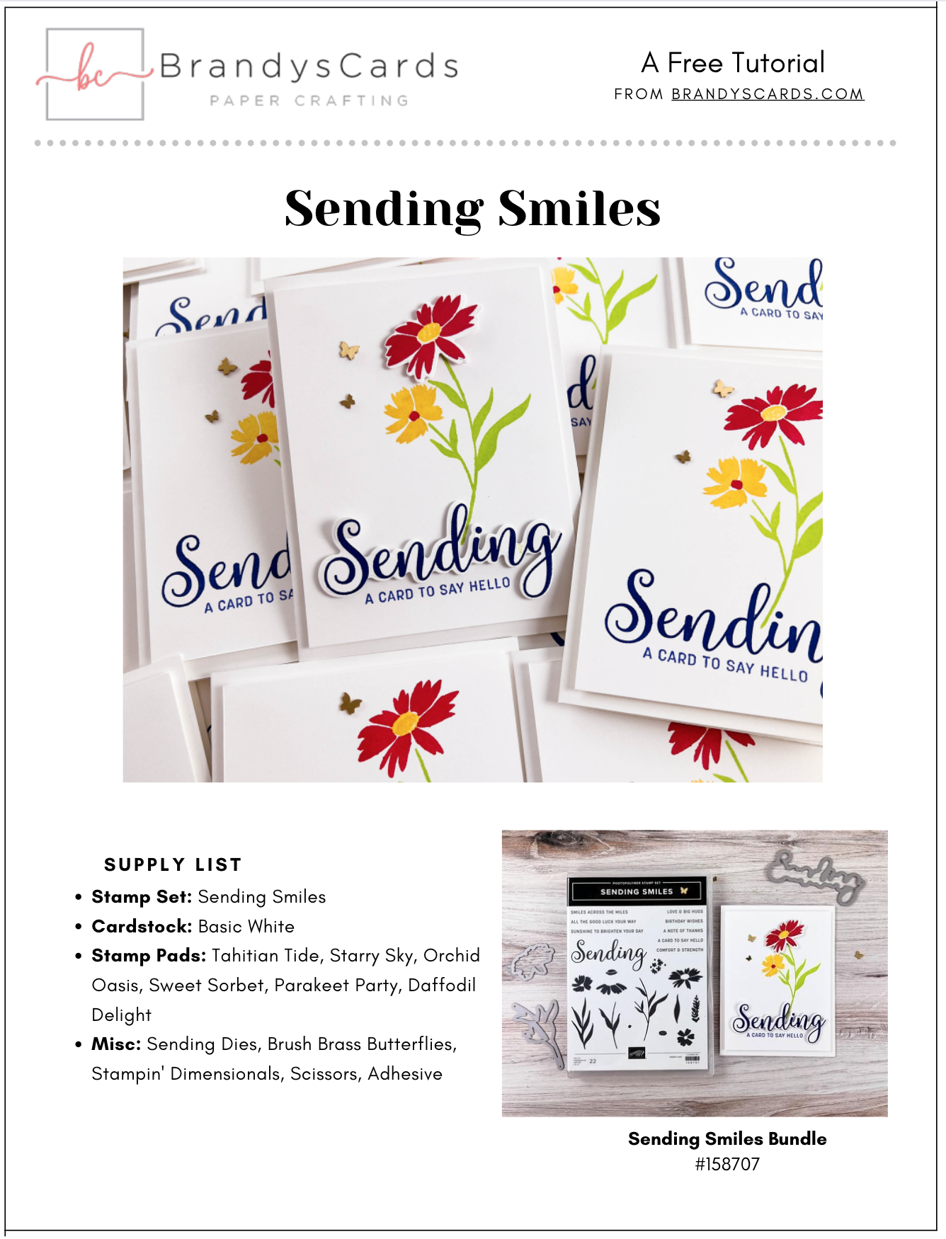 Sending-Smiles-Stampin-Up-Card-tutorial-Free
