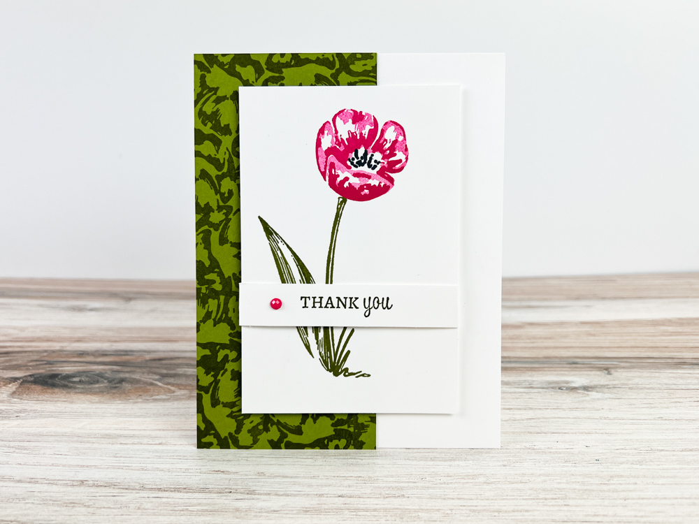 handmade-thank-you-card-design-idea-with-Flowering-Tulips-Stampin-Up!