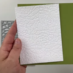 Potted-Succulent-Dies-Stampin-Up!-Embossing-Paste-on-white-cardstock