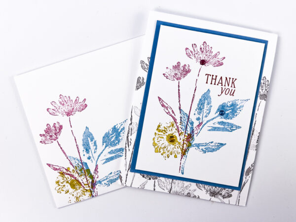 Hand-Stamped-Thank-You-Card-Easy-to-make-with-matching-envelope